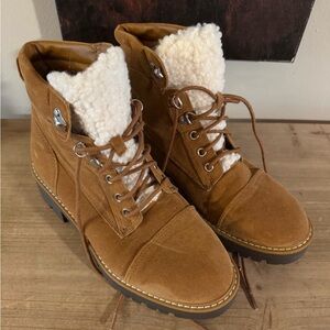 Time and Tru Brown Winter Boots